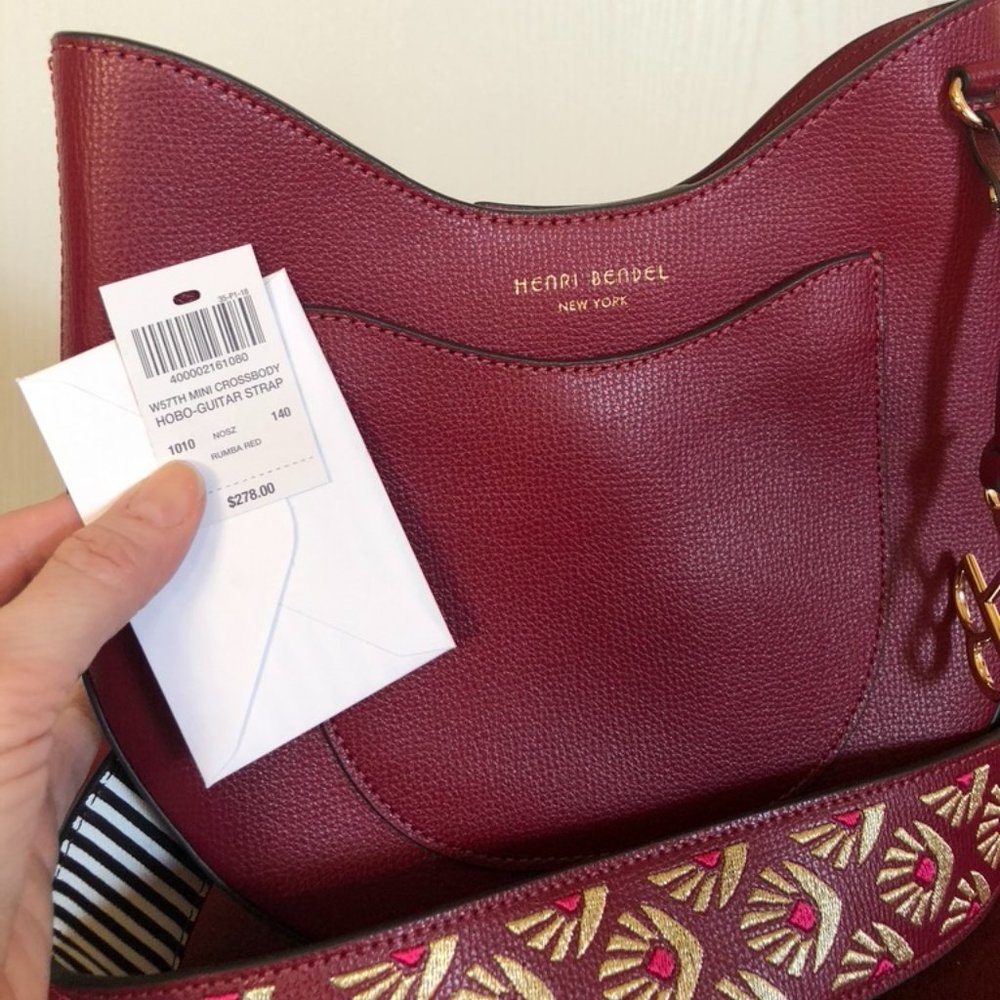 Henri Bendel W57th Crossbody w Hobo Guitar Strap